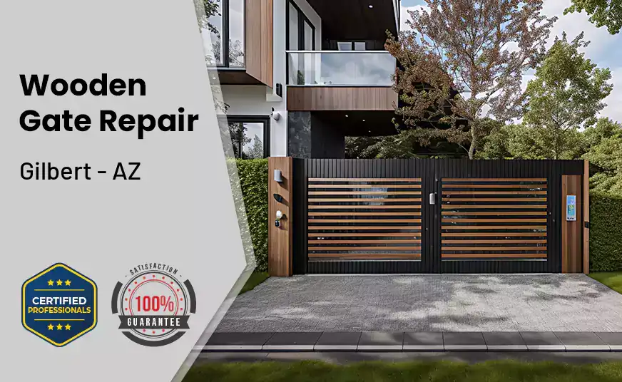 Wooden Gate Repair Gilbert - AZ 