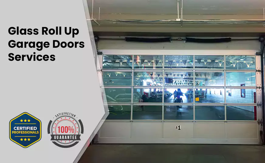 Glass Roll Up Garage Door in Gilbert, AZ