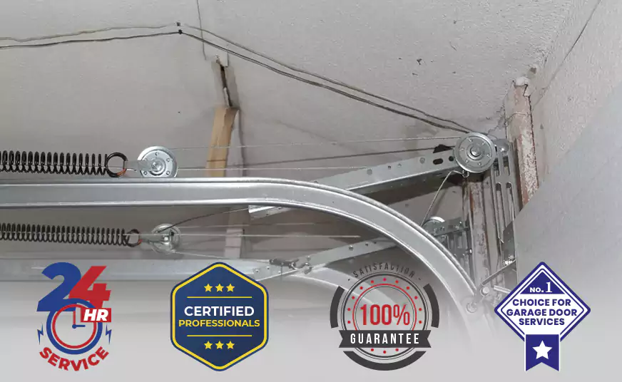 Overhead Garage Door Pulley Cable Replacement in Gilbert, AZ