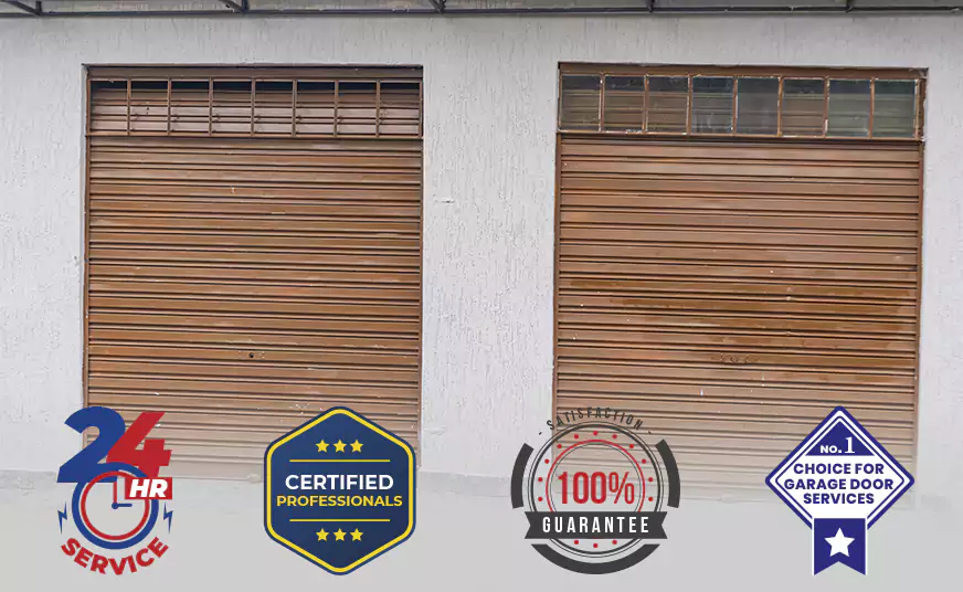 Residential Wood Roll Up Garage Doors in Gilbert, AZ